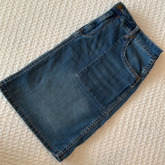 Calvin Klein Jean Skirt size W 33 - Picture 5 of 10